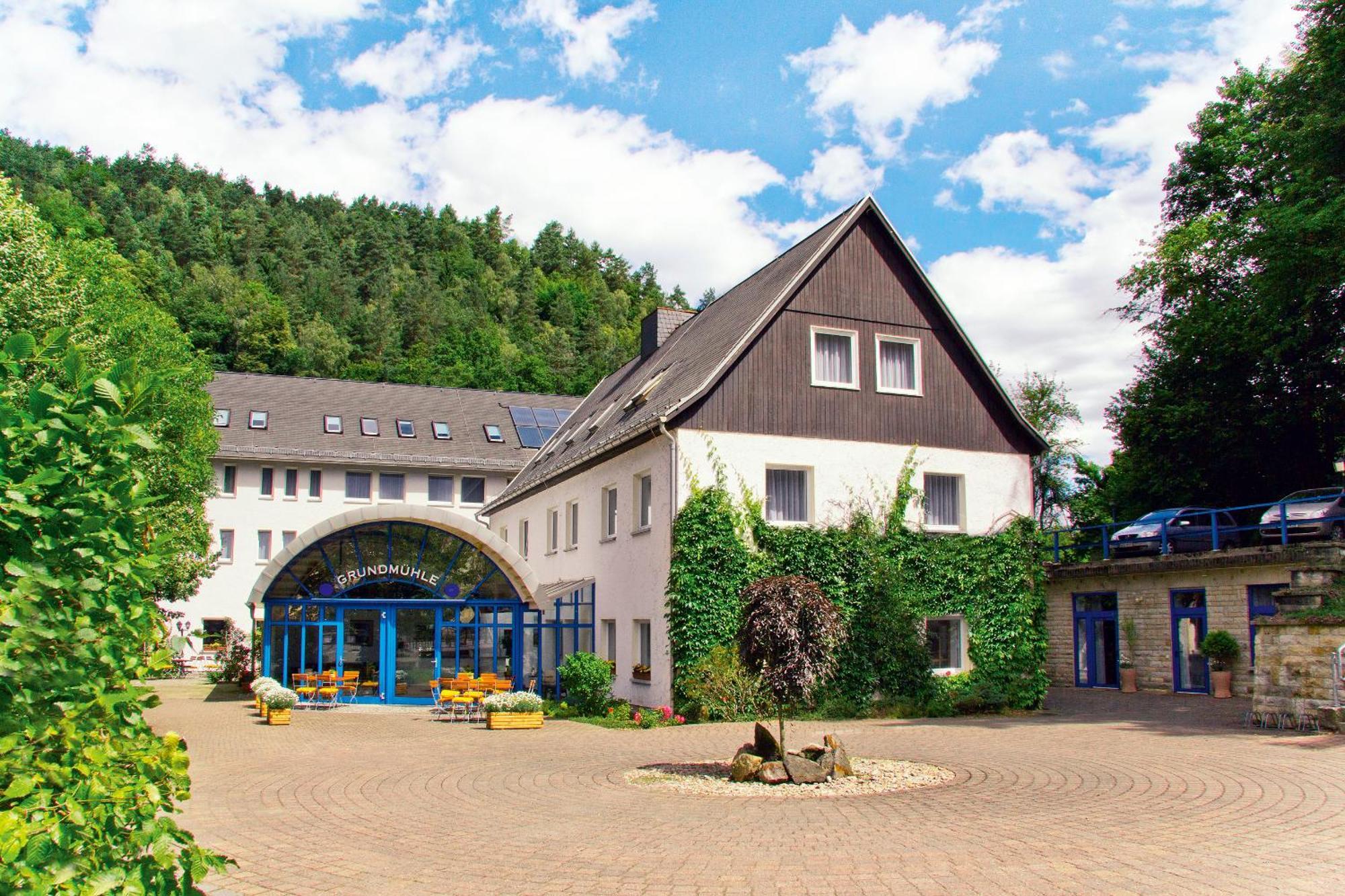 Hotel Garni Grundmuehle Bad Schandau Exterior photo
